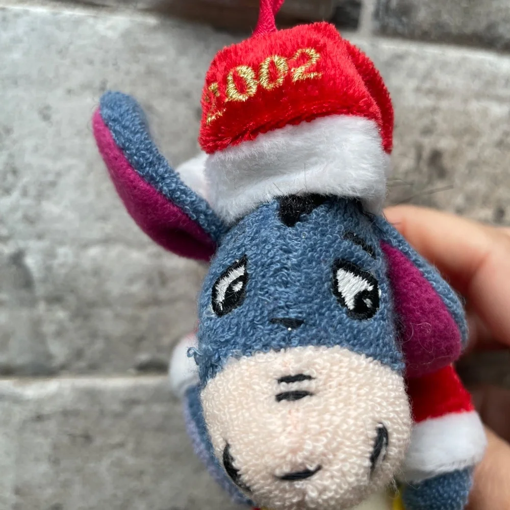❤️ DISNEY STORE 2002 EEYORE DRUMMER BOY STUFFED ORNAMENT